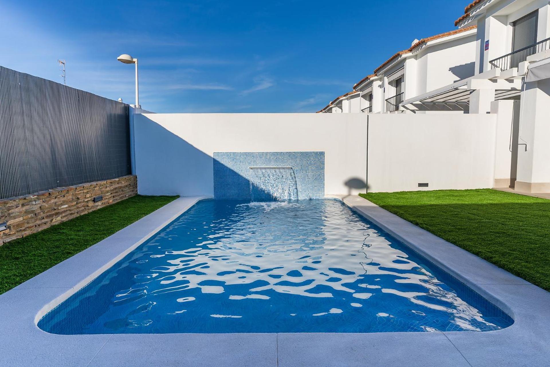 Pareado Con Piscina En El Rompido Vila Exterior foto
